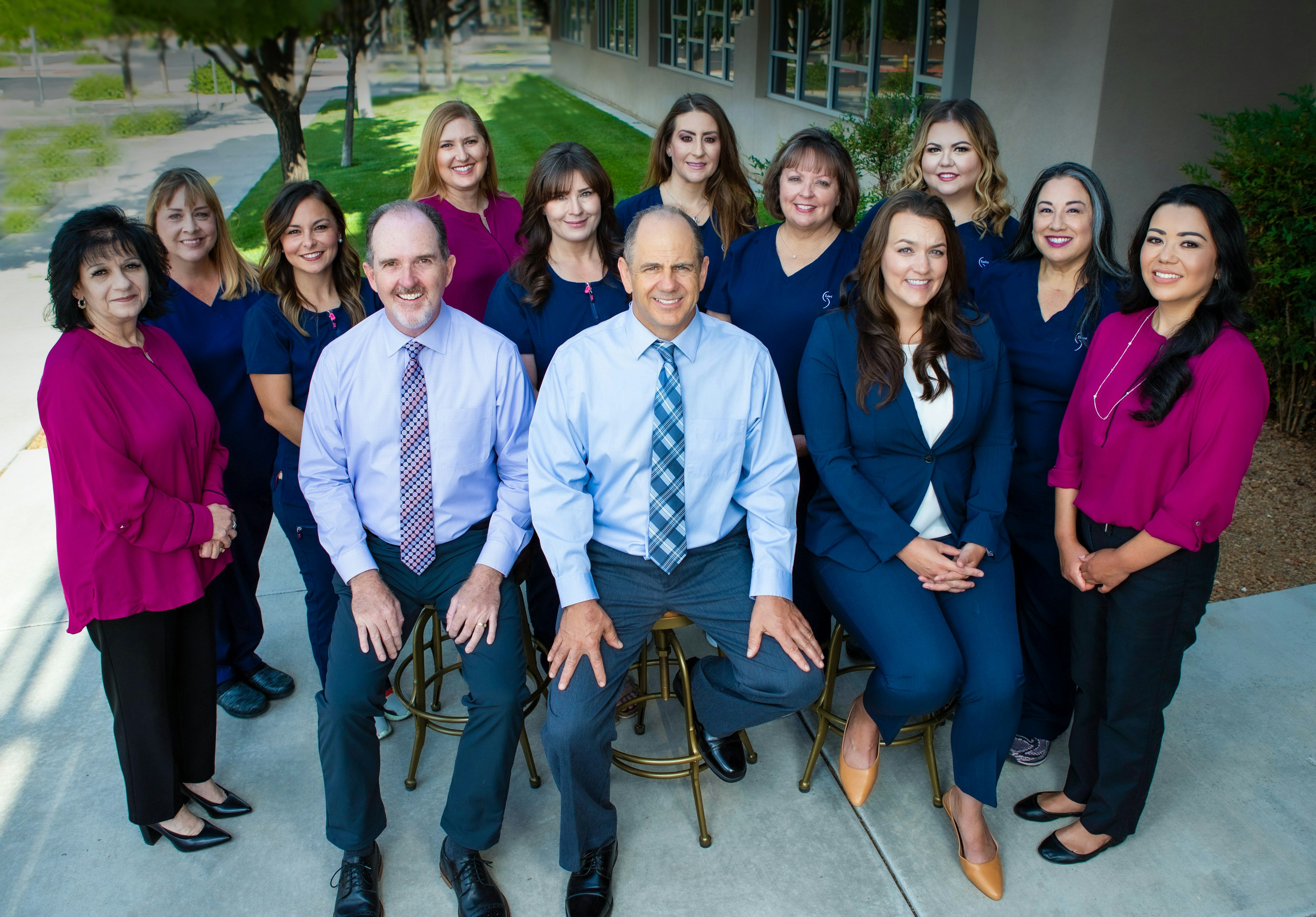 Dr. Slaman and staff